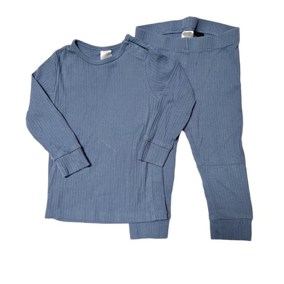 H&M Ribbed Cotton Lounge Set Size 12m - Picture 1 of 8